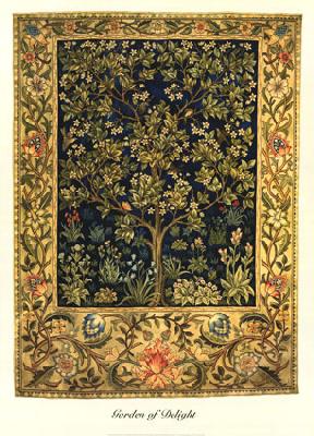 William Morris Prints Garden of Delight Sweden oil painting art